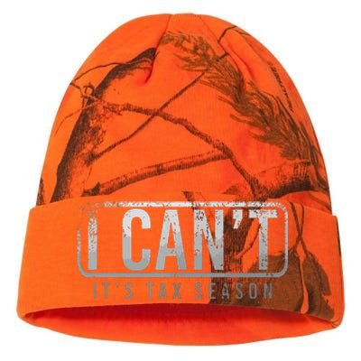 I Cant Its Tax Season Funny Accountant Gift Cpa Taxation Tax Kati Licensed 12" Camo Beanie