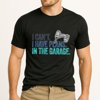 I Can't I Have Plans In The Garage Gift Mechanic Car Engine Funny Gift Cooling Performance Crew T-Shirt