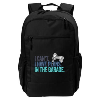 I Can't I Have Plans In The Garage Gift Mechanic Car Engine Funny Gift Backpack