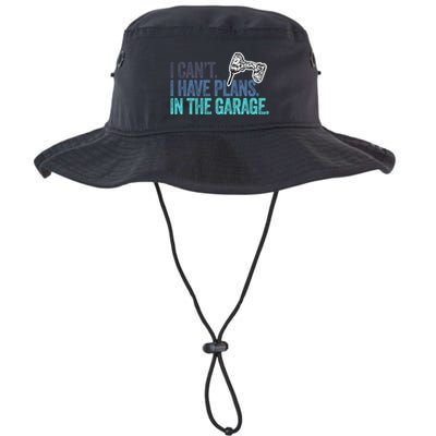 I Can't I Have Plans In The Garage Gift Mechanic Car Engine Funny Gift Bucket Hat