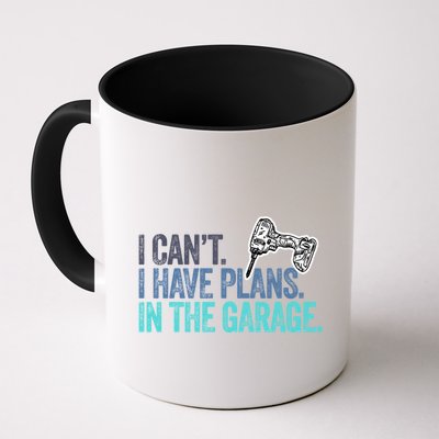 I Can't I Have Plans In The Garage Gift Mechanic Car Engine Funny Gift Mug
