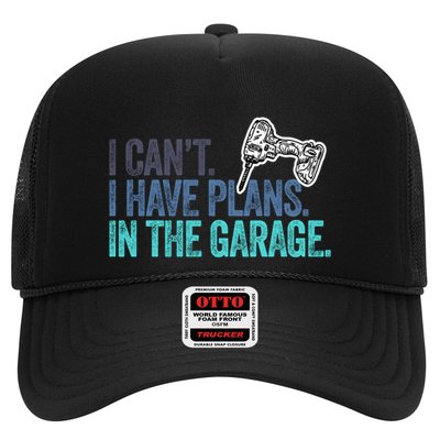 I Can't I Have Plans In The Garage Gift Mechanic Car Engine Funny Gift Trucker Hat
