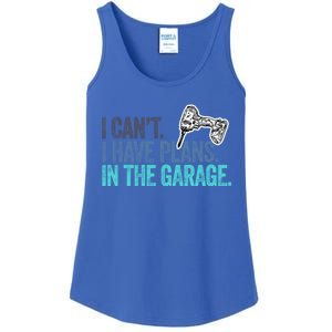 I Can't I Have Plans In The Garage Gift Mechanic Car Engine Funny Gift Ladies Essential Tank