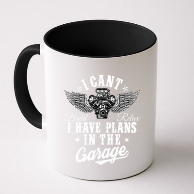 I Cant I Have Plans In The Garage Fathers Day Car Mechanics Mug
