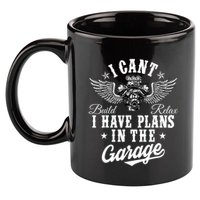 I Cant I Have Plans In The Garage Fathers Day Car Mechanics 11oz C Handle Ceramic Mug