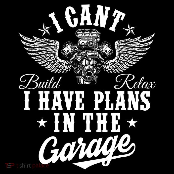 I Cant I Have Plans In The Garage Fathers Day Car Mechanics Tall Sweatshirt