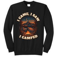 I Came I Saw I Camped. Camping Outdoor Sports Lovers Gift Sweatshirt