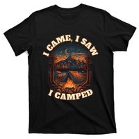 I Came I Saw I Camped. Camping Outdoor Sports Lovers Gift T-Shirt