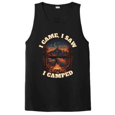 I Came I Saw I Camped. Camping Outdoor Sports Lovers Gift PosiCharge Competitor Tank