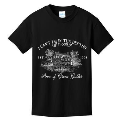 I CanT IM In The Depths Of Despair By L.M. Montgomery Kids T-Shirt