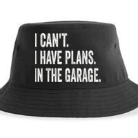 I Cant I Have Plans In The Garage Car Mechanic Design Print Sustainable Bucket Hat