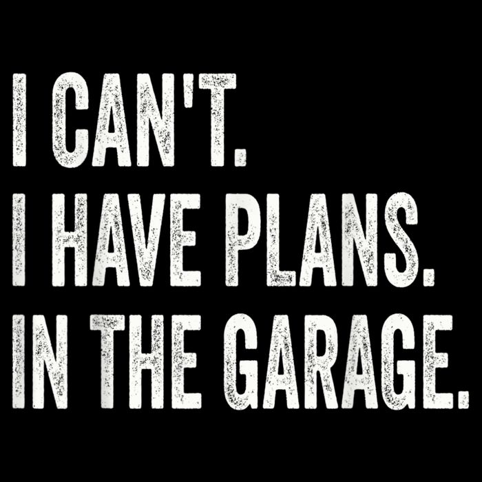 I Cant I Have Plans In The Garage Car Mechanic Design Print Sustainable Bucket Hat