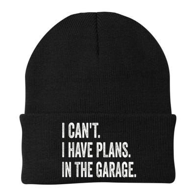 I Cant I Have Plans In The Garage Car Mechanic Design Print Beanie