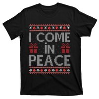 I Come In Peace IM Peace Matching Ugly Christmas Sweater Swea T-Shirt