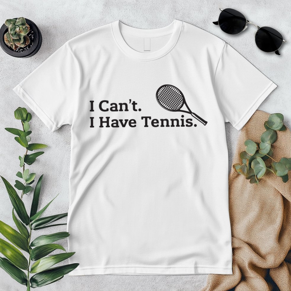 I Cant I Have Tennis Player Funny Tennis Lover Gifts Sport Premium T-Shirt