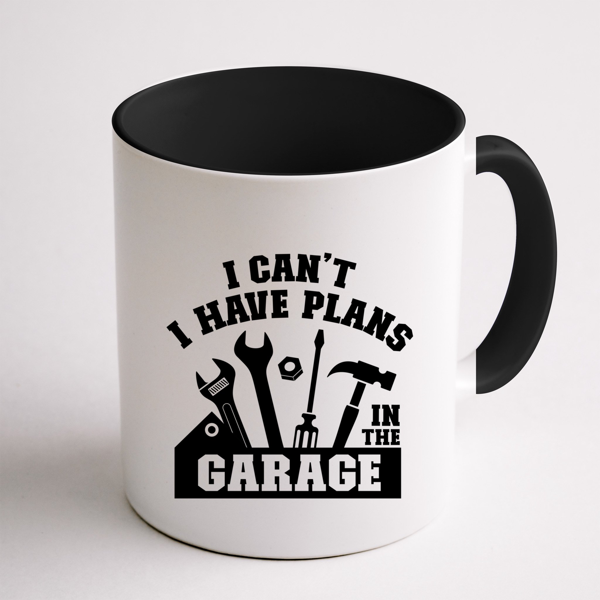 I Cant I Have Plans In The Garage Fathers Day Car Mechanics Gift Mug
