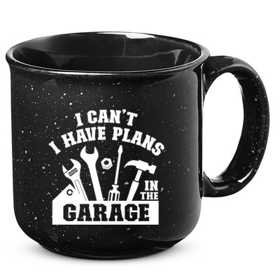 I Cant I Have Plans In The Garage Fathers Day Car Mechanics Gift 15oz Campfire Ceramic Mug
