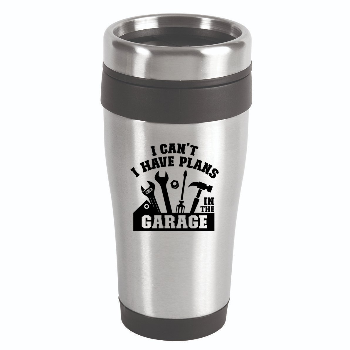 I Cant I Have Plans In The Garage Fathers Day Car Mechanics Gift 16oz Travel Tumbler