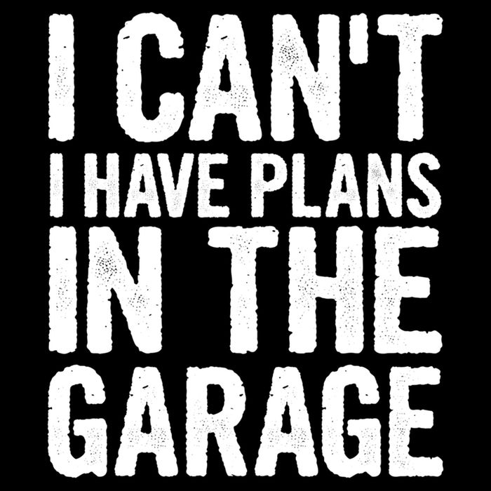 I Can't I Have Plans In The Garage Gift Impact Tech Backpack