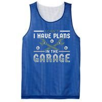 I Can´t I Have Plans In The Garage Gift Mesh Reversible Basketball Jersey Tank