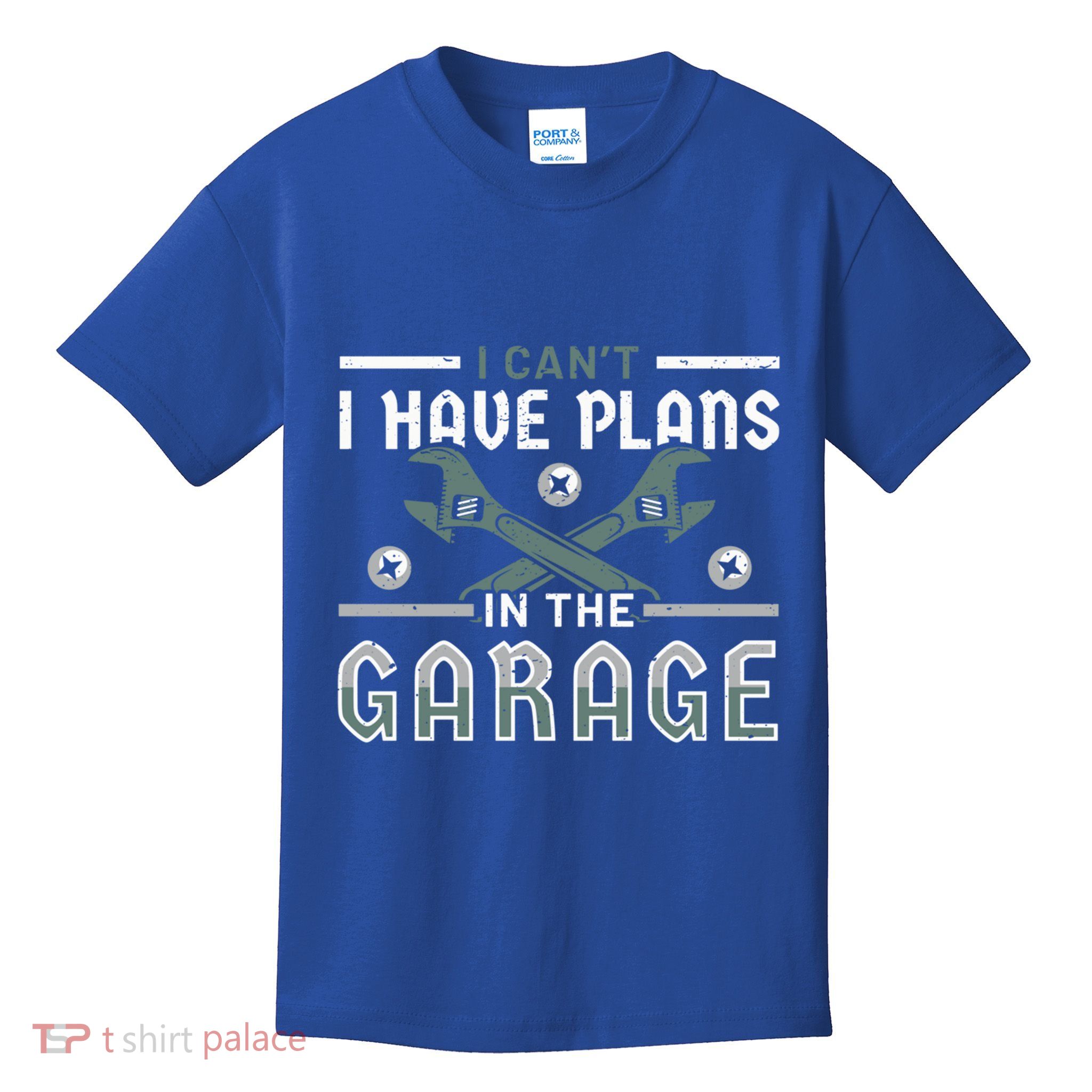 I Can´t I Have Plans In The Garage Gift Kids T-Shirt
