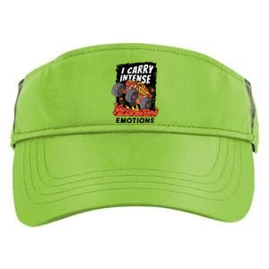 I Carry Intense Emotions Trucker Adult Drive Performance Visor