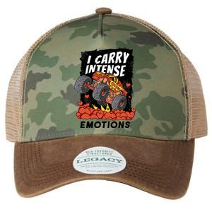 I Carry Intense Emotions Trucker Legacy Tie Dye Trucker Hat