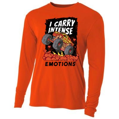 I Carry Intense Emotions Trucker Cooling Performance Long Sleeve Crew