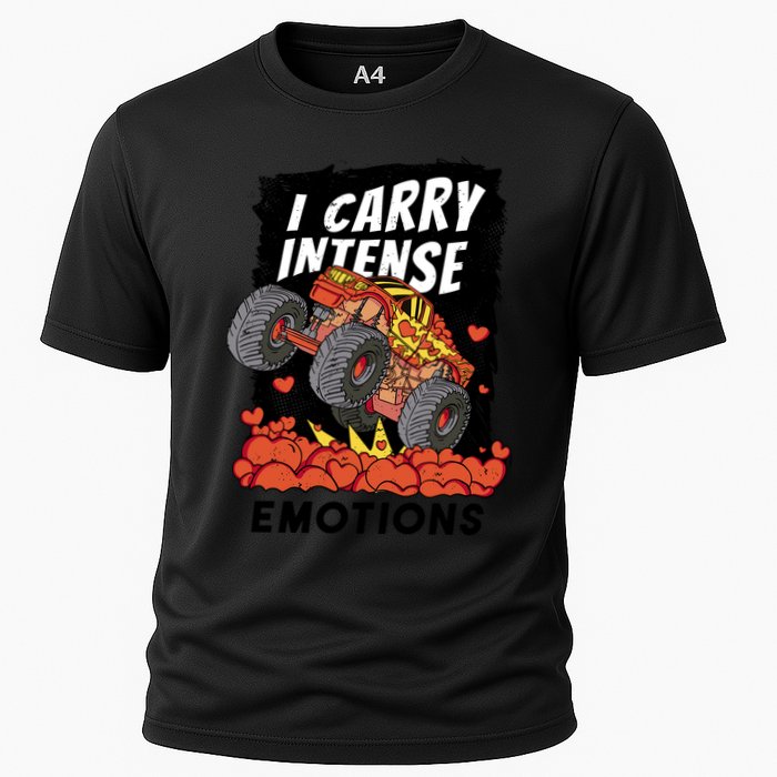 I Carry Intense Emotions Trucker Cooling Performance Crew T-Shirt