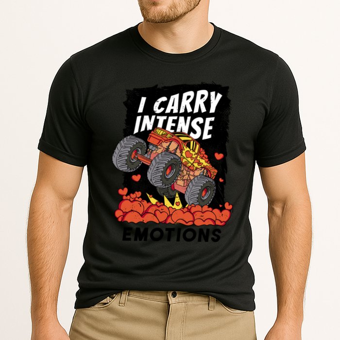I Carry Intense Emotions Trucker Cooling Performance Crew T-Shirt