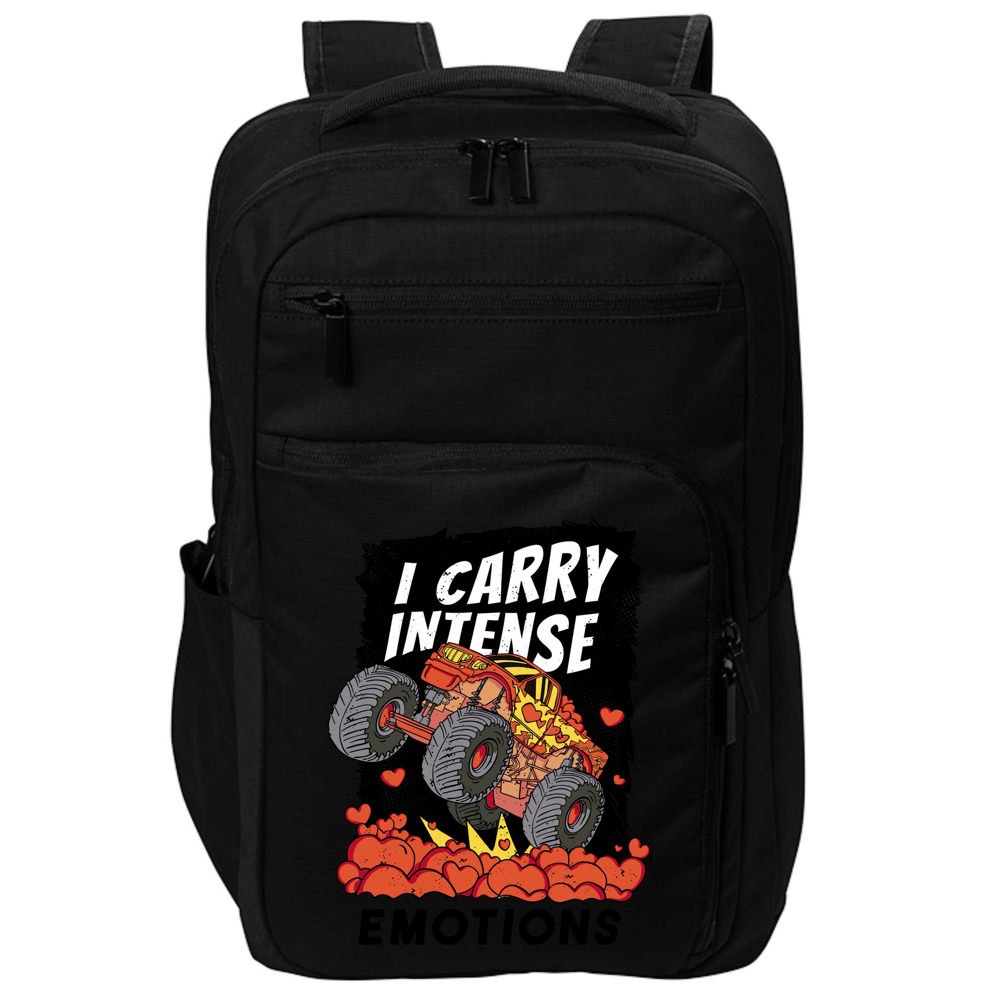 I Carry Intense Emotions Trucker Impact Tech Backpack