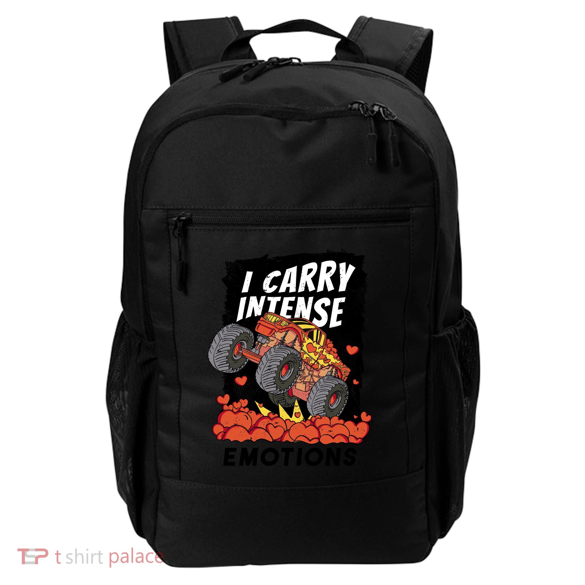 I Carry Intense Emotions Trucker Backpack