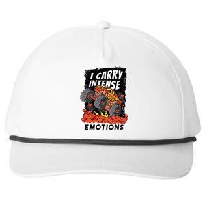 I Carry Intense Emotions Trucker Snapback Five-Panel Rope Hat