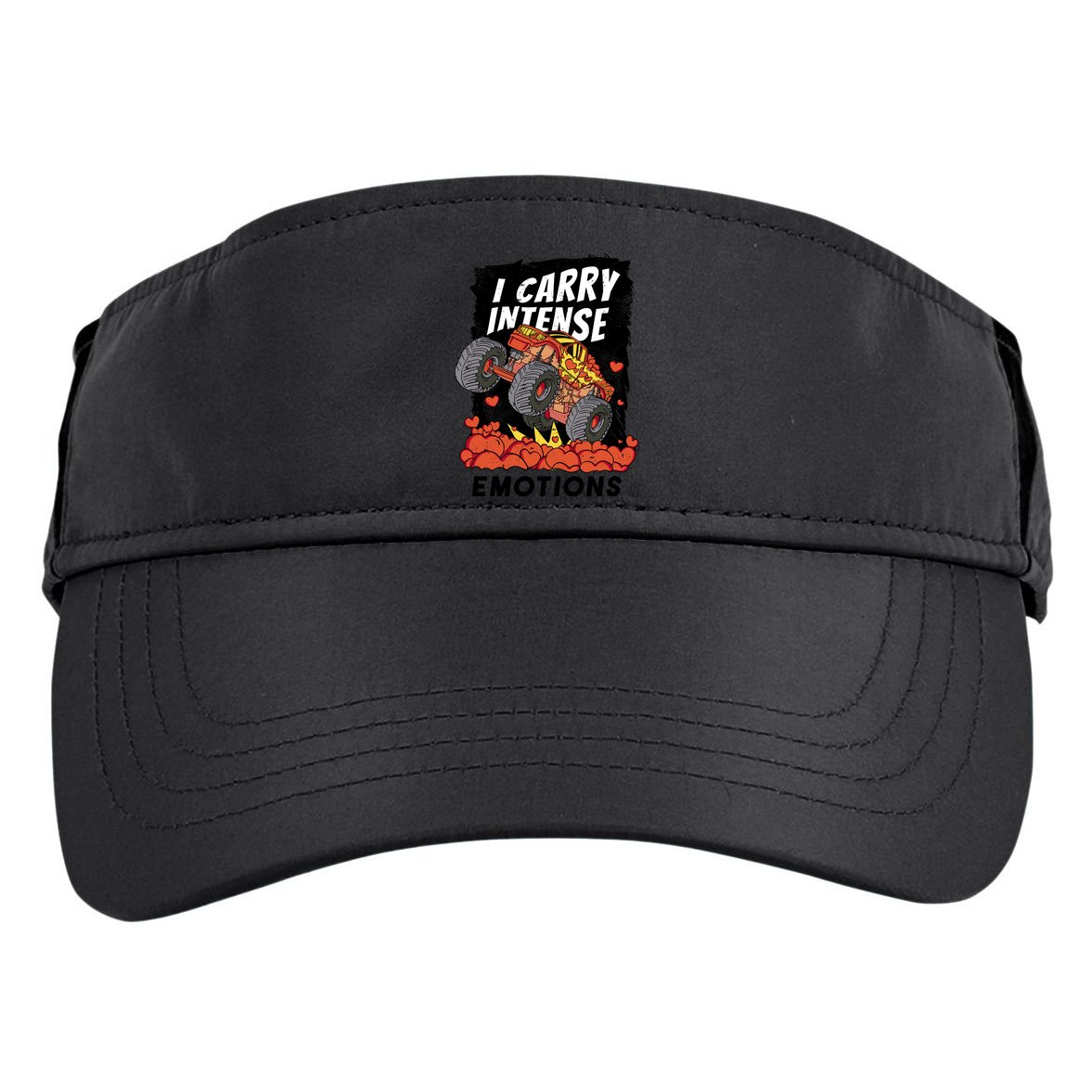 I Carry Intense Emotions Trucker Adult Drive Performance Visor