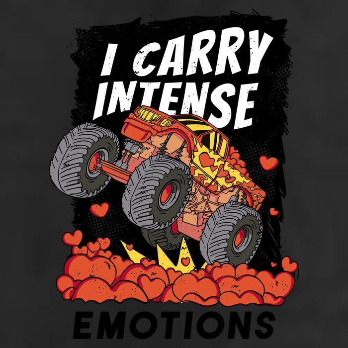 I Carry Intense Emotions Trucker Adult Drive Performance Visor