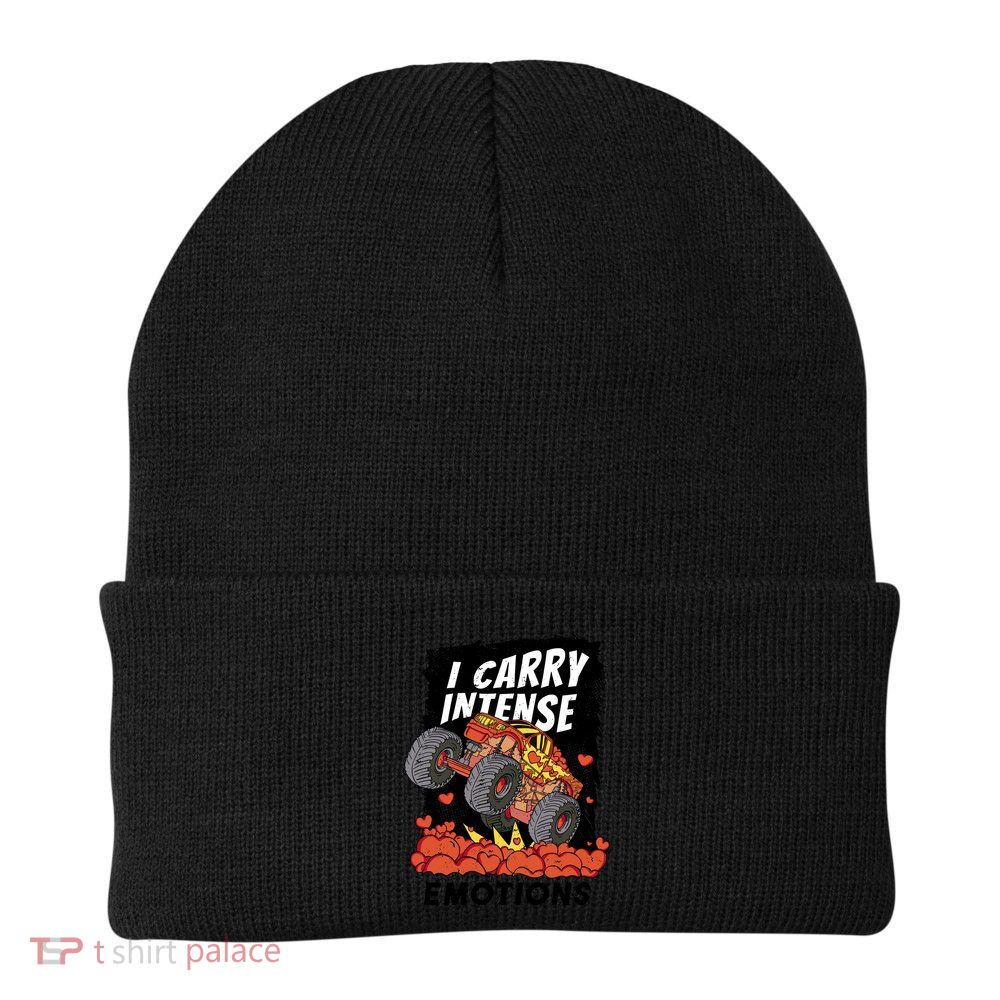 I Carry Intense Emotions Trucker Beanie