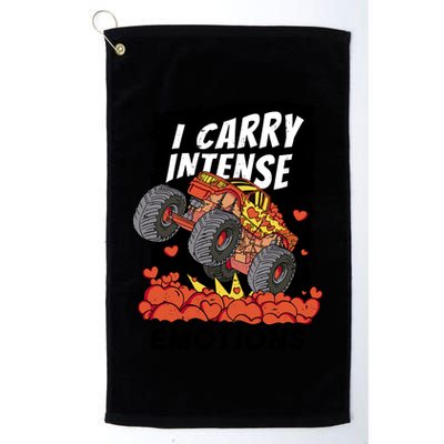 I Carry Intense Emotions Trucker Golf Towel