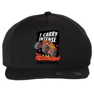 I Carry Intense Emotions Trucker Wool Snapback Cap