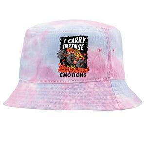 I Carry Intense Emotions Trucker Tie-Dyed Bucket Hat