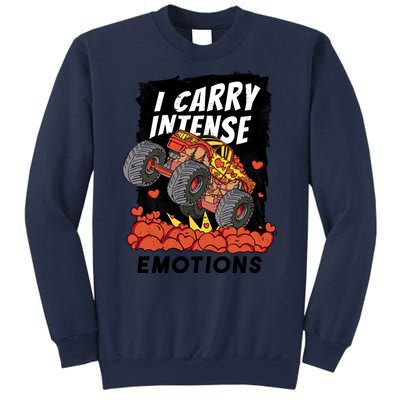 I Carry Intense Emotions Trucker Sweatshirt