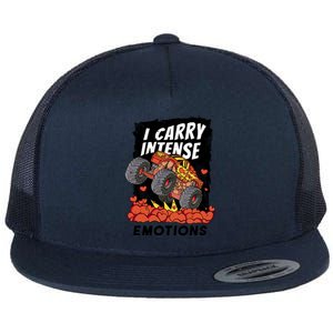 I Carry Intense Emotions Trucker Flat Bill Trucker Hat