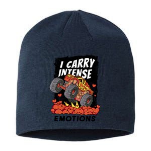 I Carry Intense Emotions Trucker Sustainable Beanie