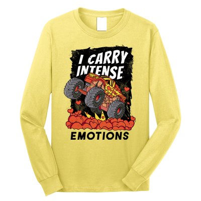 I Carry Intense Emotions Trucker Long Sleeve Shirt