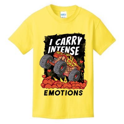 I Carry Intense Emotions Trucker Kids T-Shirt