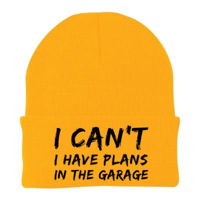 I Can‘t I Have Plans In The Garage Gift Knit Cap Winter Beanie