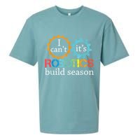I Cant Its Robotics Build Season Robitics Engineer Student Sueded Cloud Jersey T-Shirt