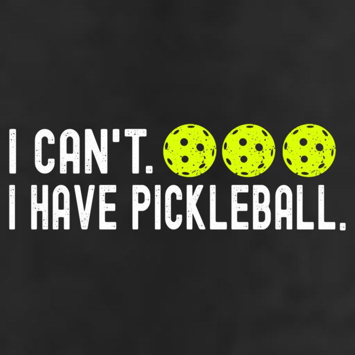 I CanT I Have Pickleball Funny Pickleball Coach Funny Gift 7 Panel Mesh Trucker Snapback Hat