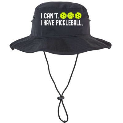 I CanT I Have Pickleball Funny Pickleball Coach Funny Gift Bucket Hat
