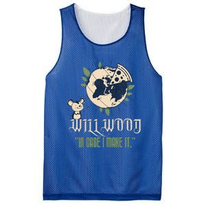 In Case I Make It Classic Will Basic Wood Mesh Reversible Basketball Jersey Tank