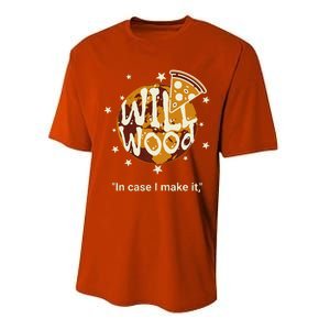 In Case I Make It Classic Will Basic Wood Performance Sprint T-Shirt